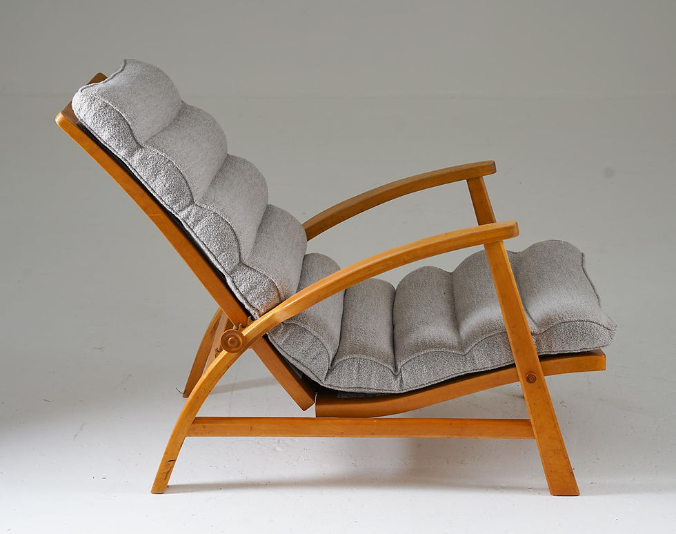 Thumbnail: Scandinavian Lounge Chair Model "Vila" by KF, 1930s