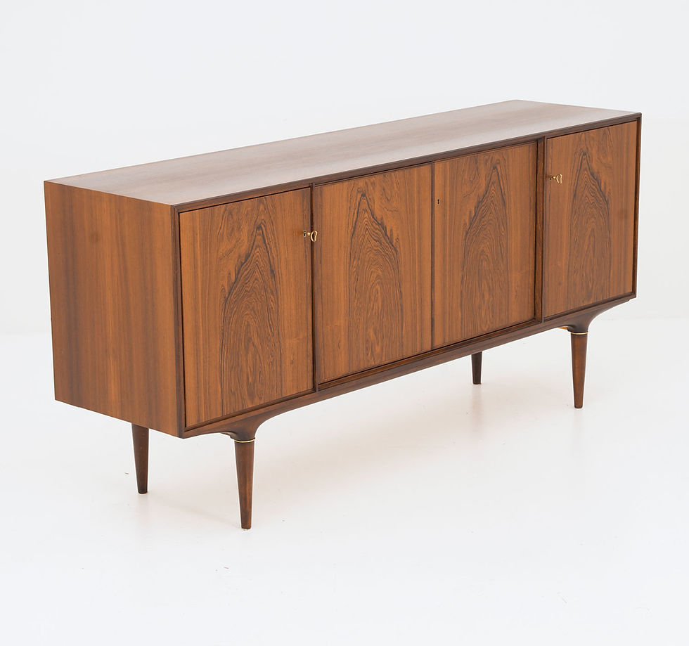 Thumbnail: Scandinavian Midcentury Rosewood Sideboard "Cortina" by Svante Skogh