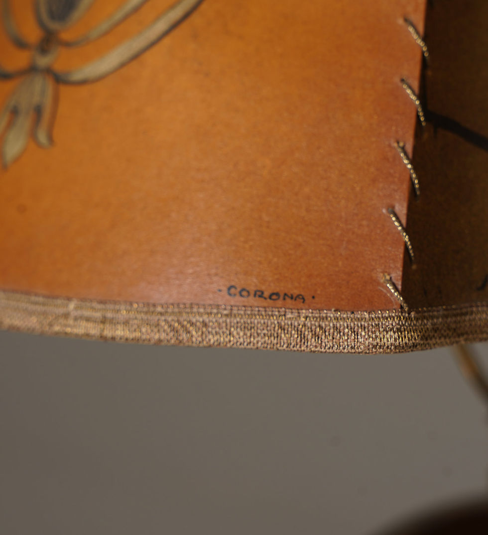 Thumbnail: Swedish Art Deco Table Lamp by Corona