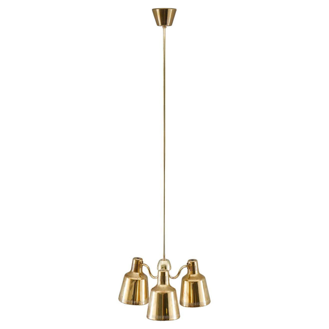 Swedish Modern Pendant in Brass