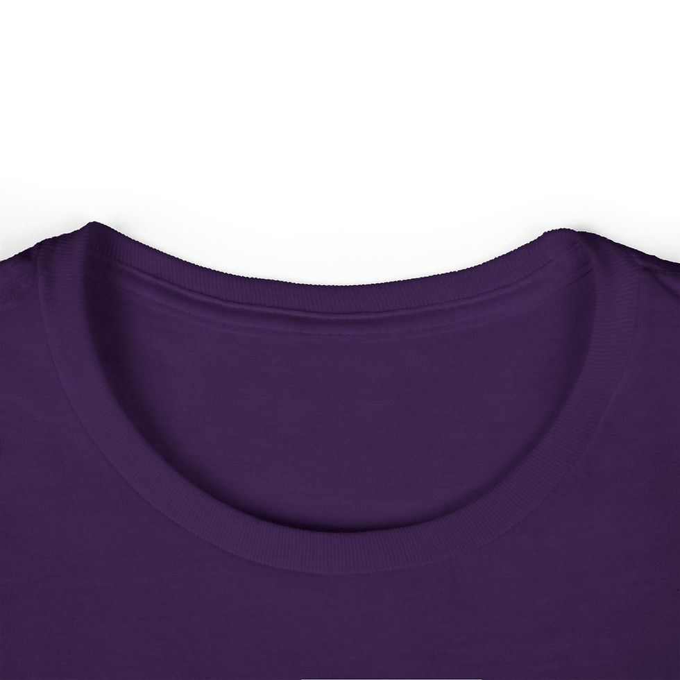 Thumbnail: Crown Minimalist Women's Tee — Small Gold Crown Chest Graphic