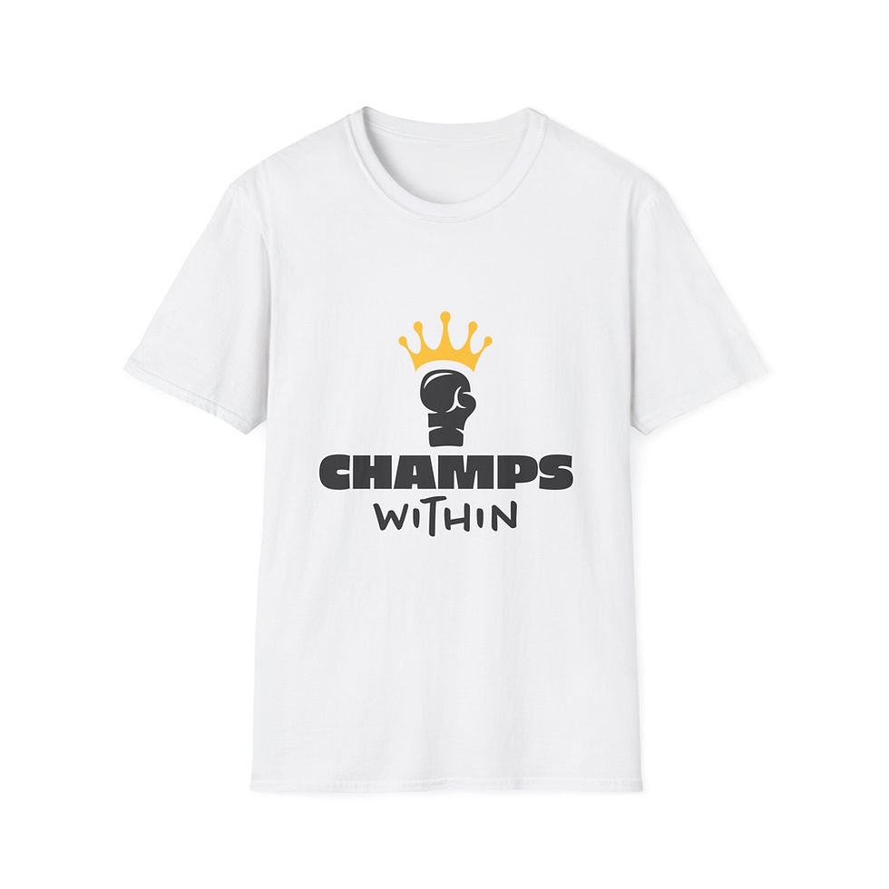 Thumbnail: Champs Within T‑Shirt — Crowned Champion Graphic Tee