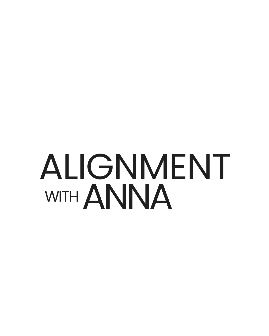 Logo Alignment with anna