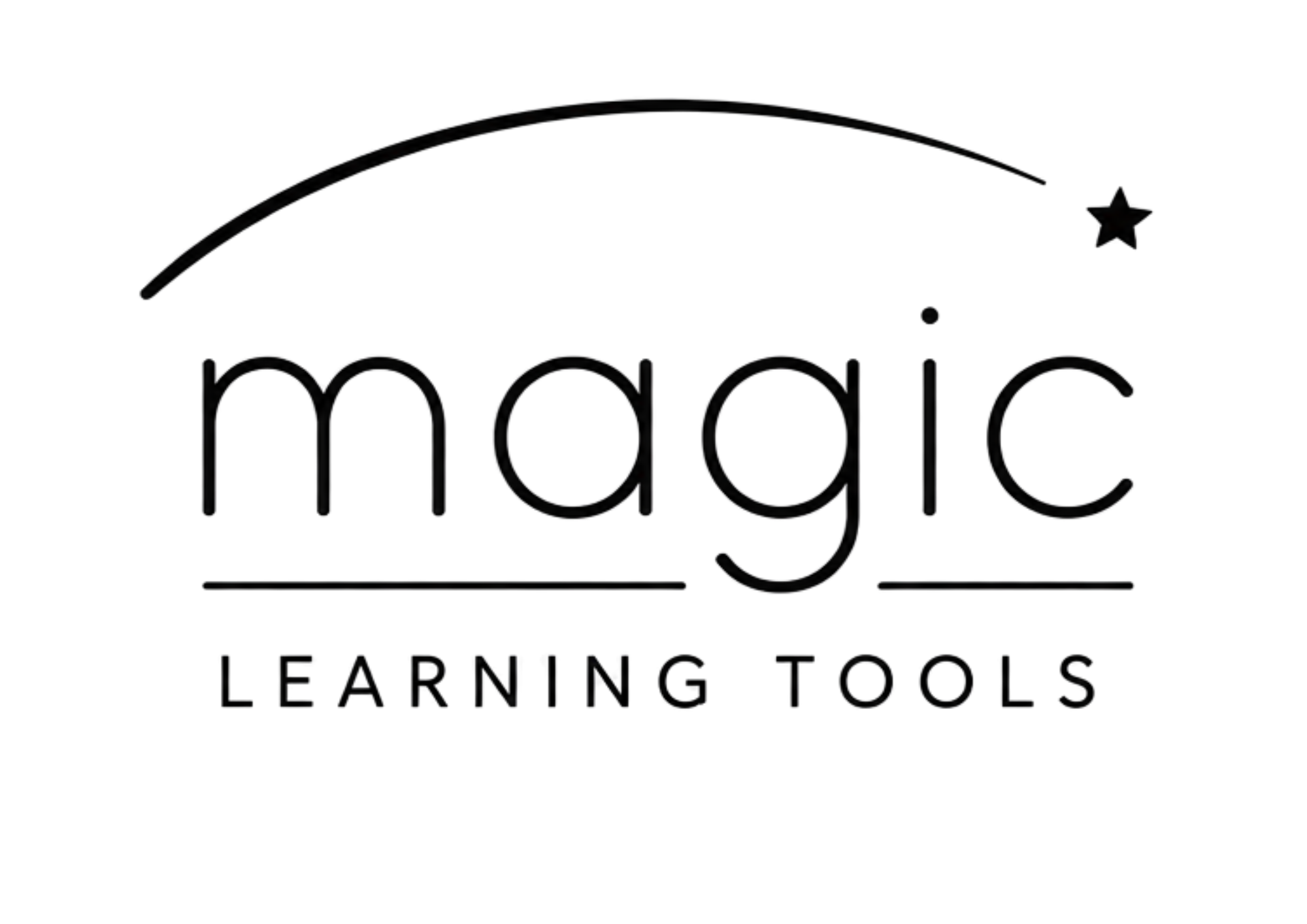 Magic Logo Schriftzug auf schwarzem Hintergrund