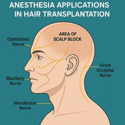 💉 Pain-Free Hair Transplants: How Scalp Blocks Make It Possible