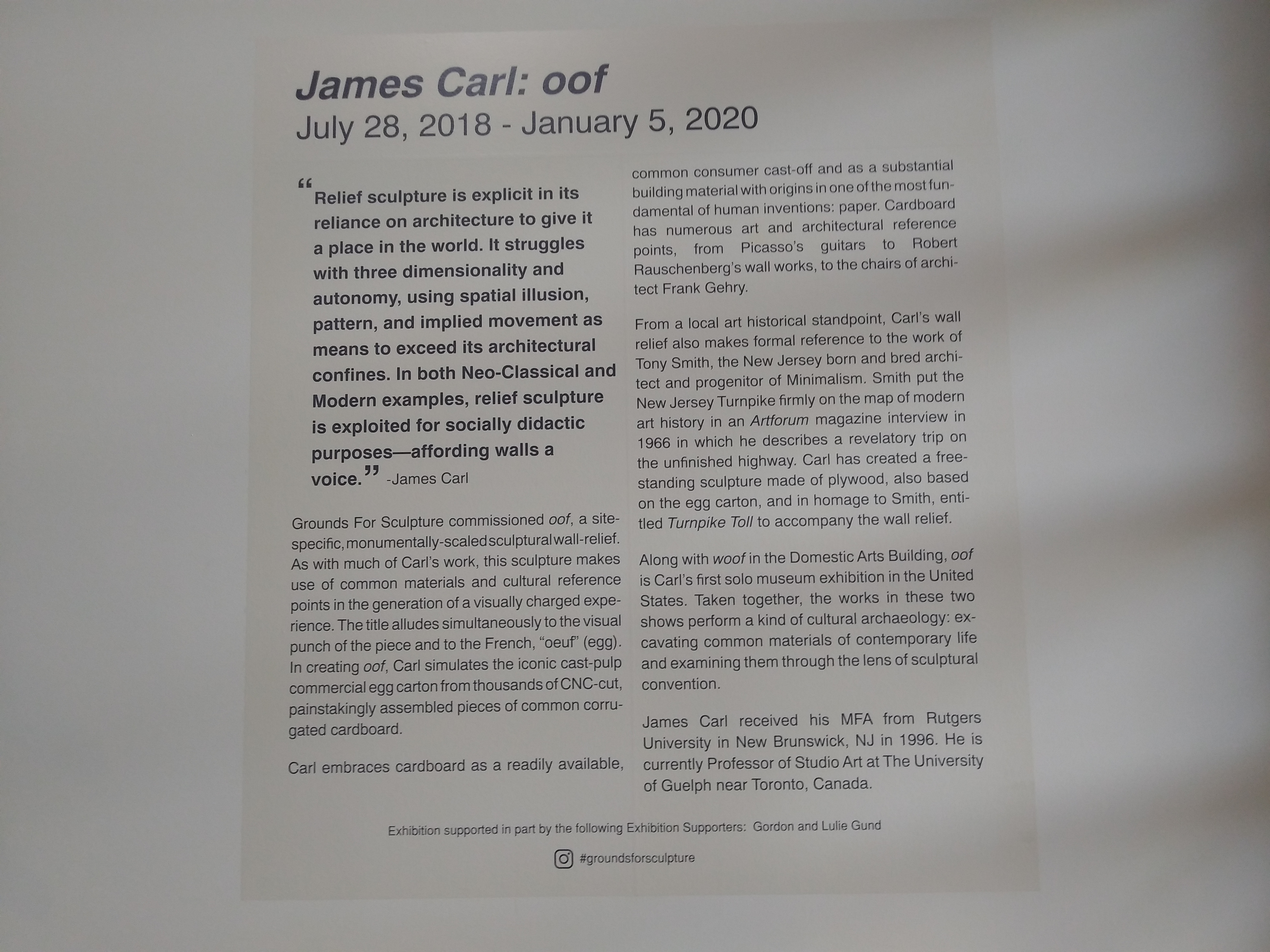 oof by James Carl