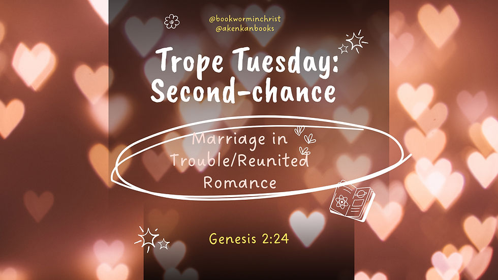 Trope Tuesday: Second Chance Romance featuring the Marriage in Trouble/Divorced & Reunited Sub-trope