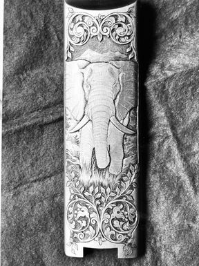 Elephant, Engraving by Ingen heksekunst