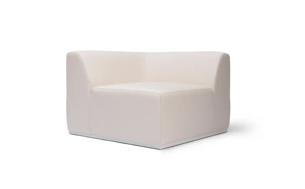 blinde design relax c37 corner modular sofa - canvas