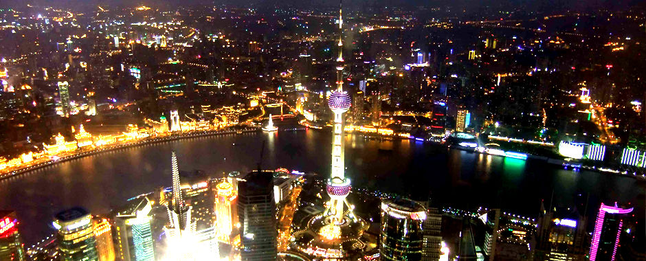 Night view of Shanghai