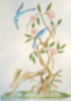 Chinoise Hare Pair II