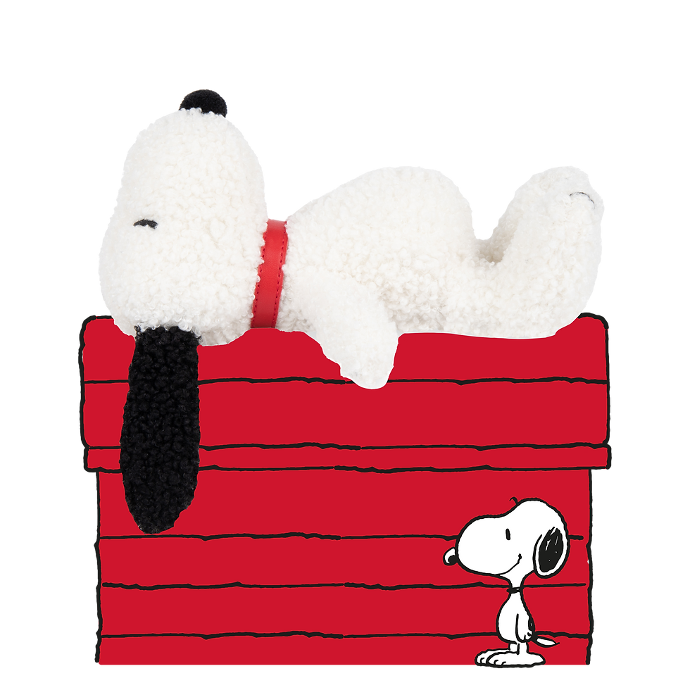 Thumbnail: Snoopy ECO Tiny Teddy Cream in giftbox -7, 17cm