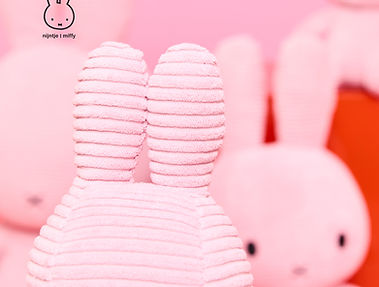 Miffy Pink corduroy 33cm