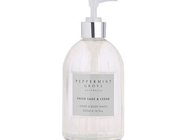 Hand and Body wash in Fresh sage and Cedar
