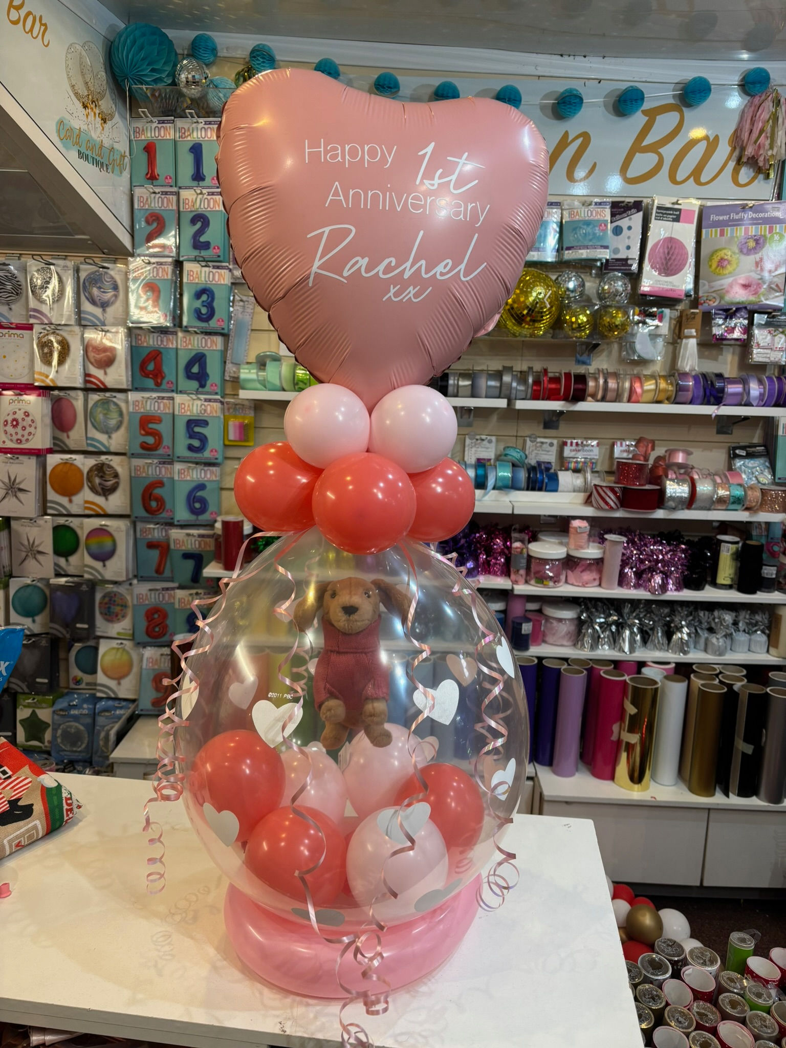 Personalised Gift in balloon
