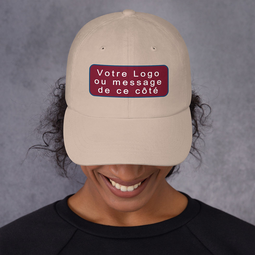 Miniatura: Casquette style "Dad Hat" - Imprimé face avant