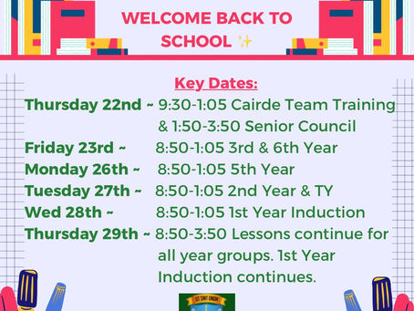 Return to school!