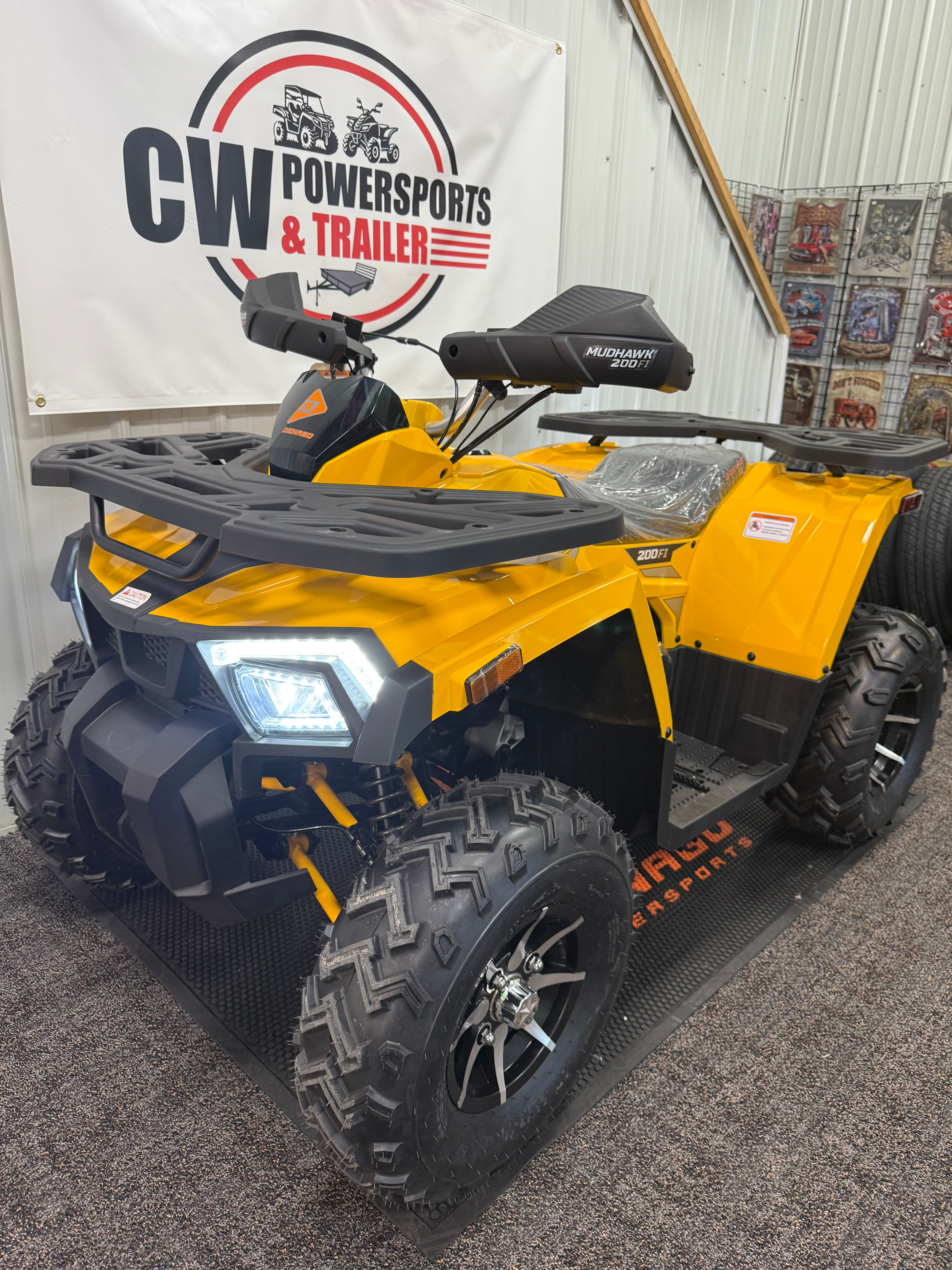 Denago Mudhawk 200FI ATV (Yellow)