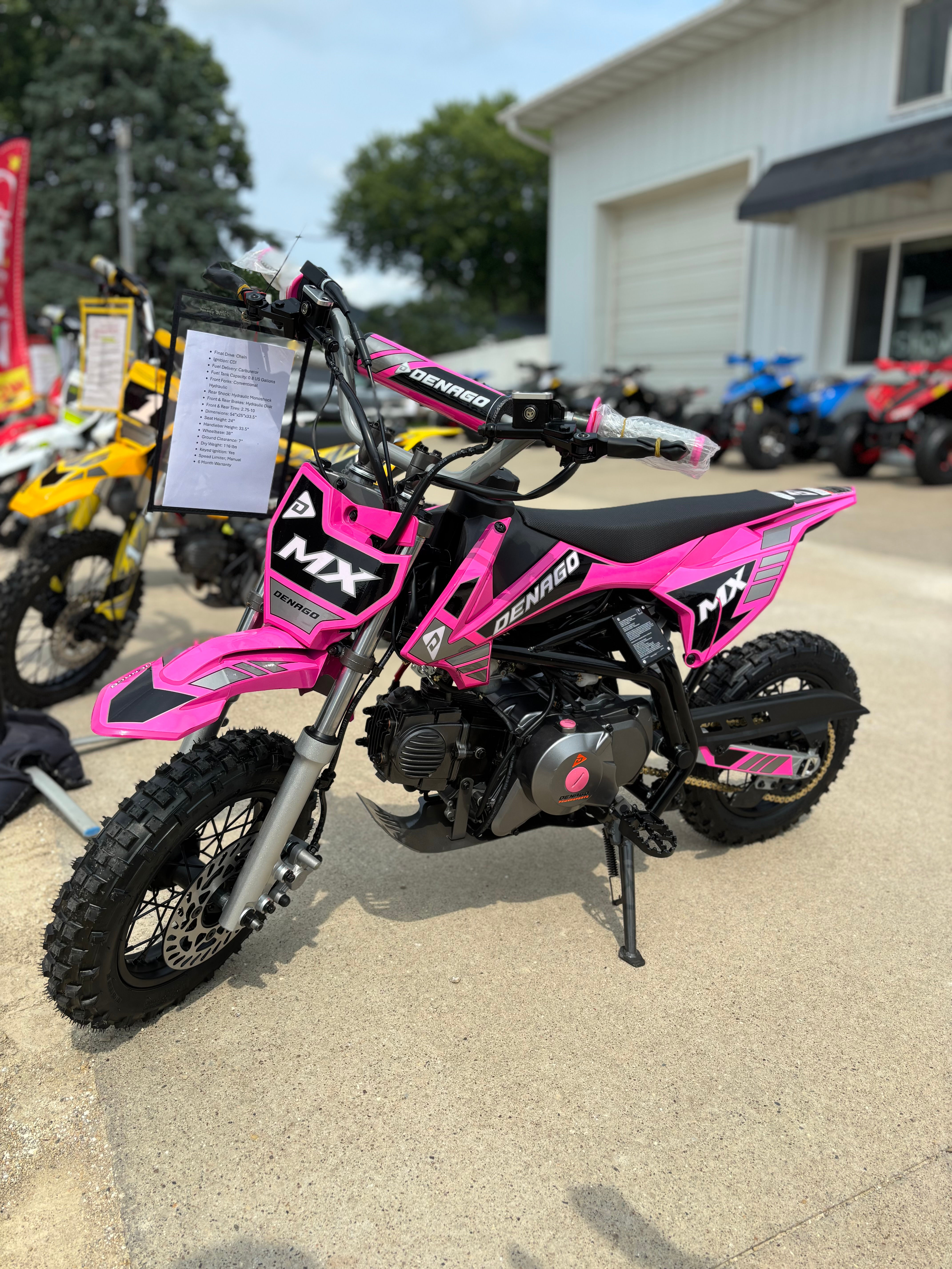 Denago MX Dirt Bike (Pink)