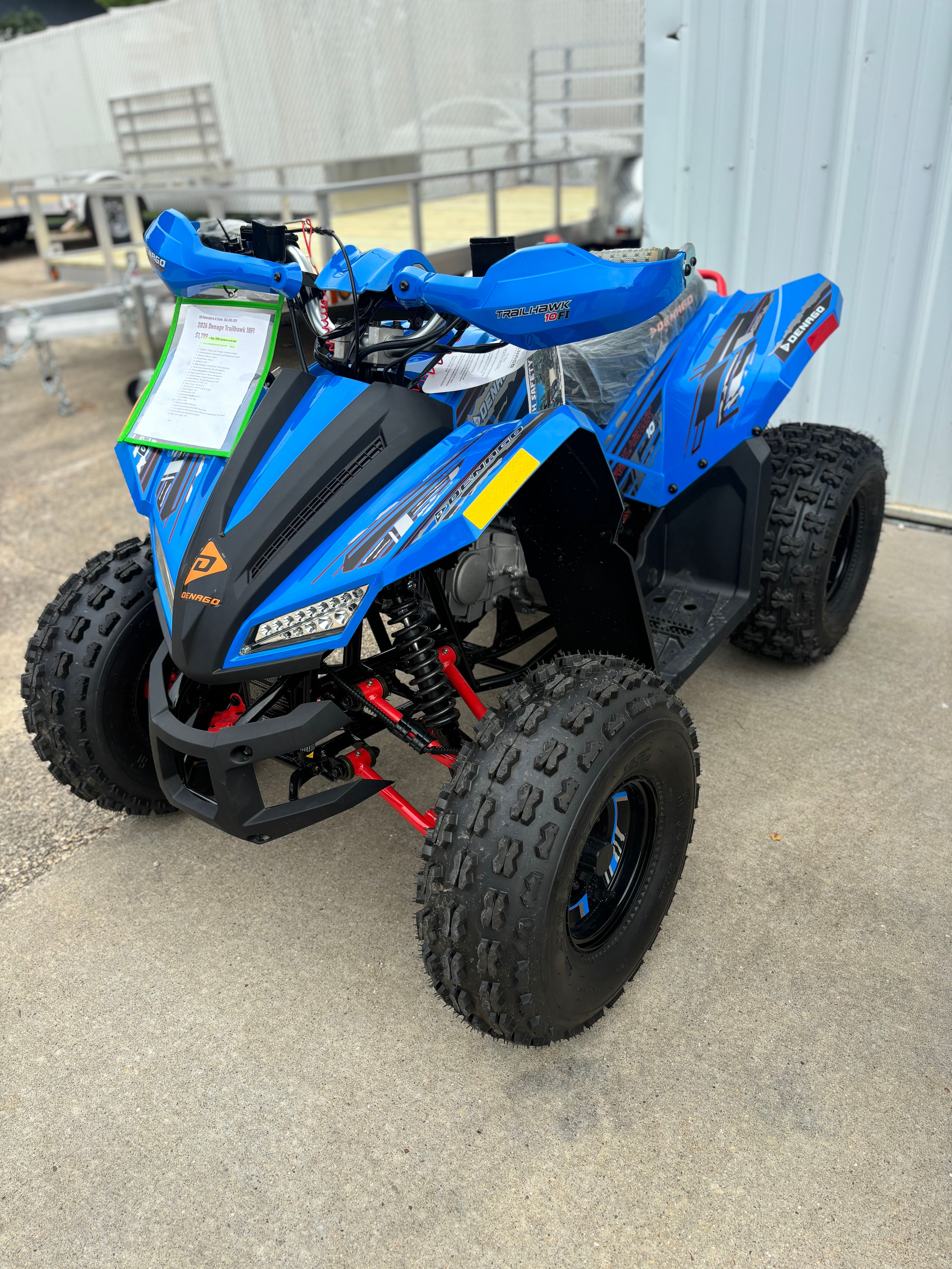 Denago Trailhawk 10FI ATV (Blue)