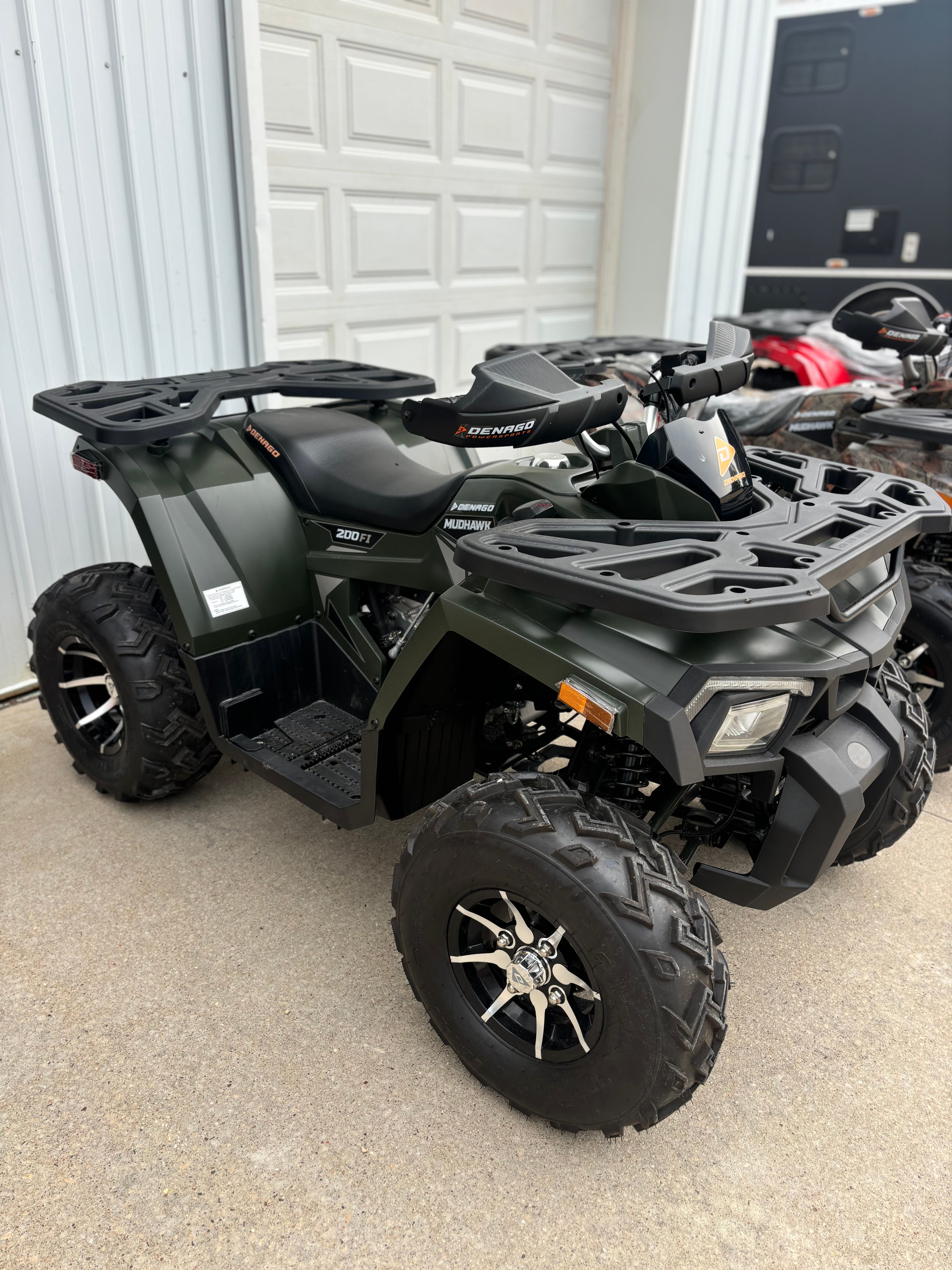 Denago Mudhawk 200FI ATV (Matte Green)