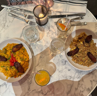 Authentic Cuban food from Estefan's Kitchen in Orlando, Florida