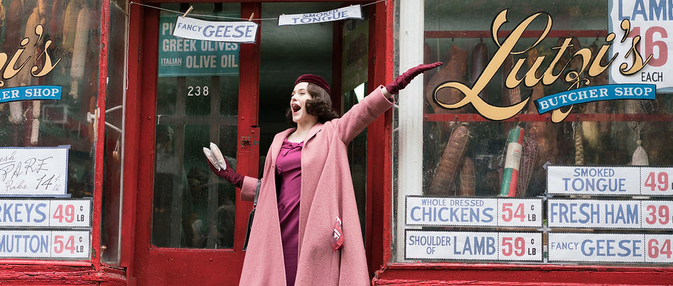 Maisel vor ein Shop schmal