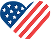 Bandiera a forma di cuore