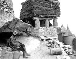 Togu Na communal meeting place, Banani Kokoro, Mali (Dogon region) 1991-92
