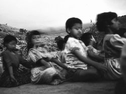 Evening prayers, orphanage, Bhaje village, Maharashtra state, India 1994