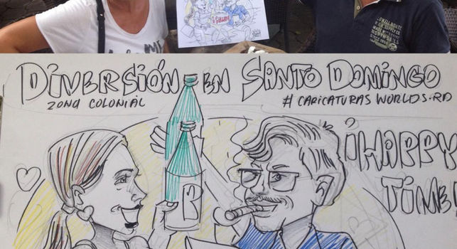 Caricature Punta Cana - personalized caricature drawing