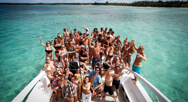 Party boat catamaran Punta Cana - sailing the turquoise Caribbean