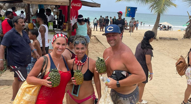 ATV quad tour Punta Cana - group at Macao Beach
