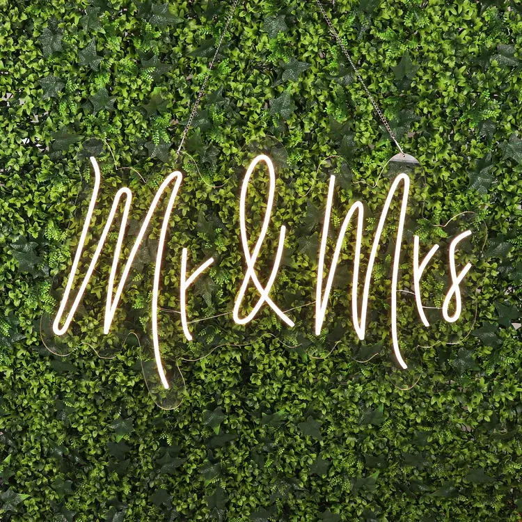 Mr & Mrs Neon Sign