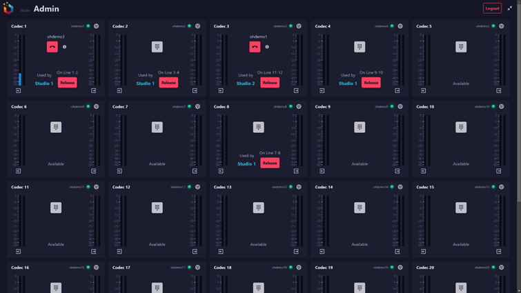 Ringo Studio 2 - Operational Page