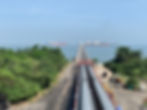Conveyor belt installation of new port of Puerto Brisa, La Guajira, Colombia.