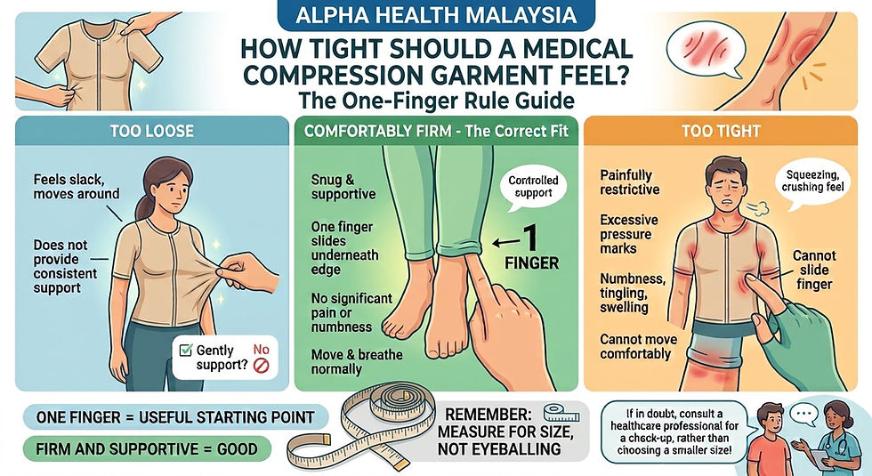SIZING FOR A MEDICAL COMPRESSION WEAR IMPORTANCE
