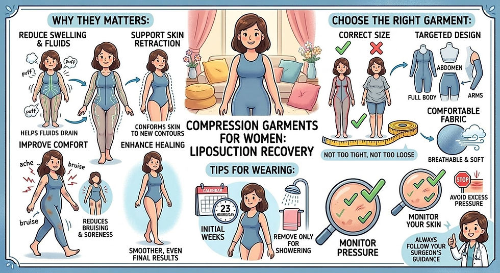 Why Wearing a Compression Garment After Liposuction Is Essential for Faster Recovery and Better Results