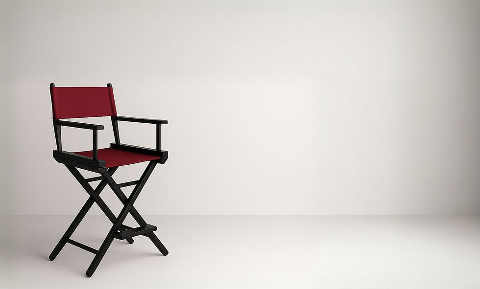 كرسي مخرج ي ستديو تصوير