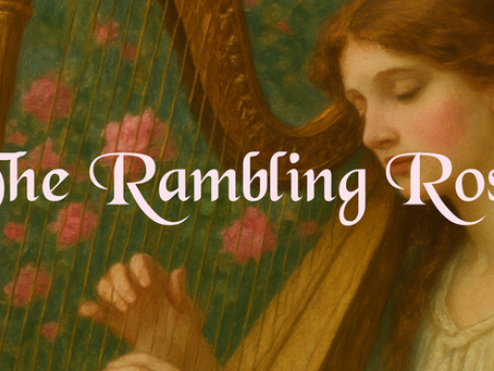 This weeks YouTube Video : The Rambling Rose – A Harp Piece by Sarah Curtis
