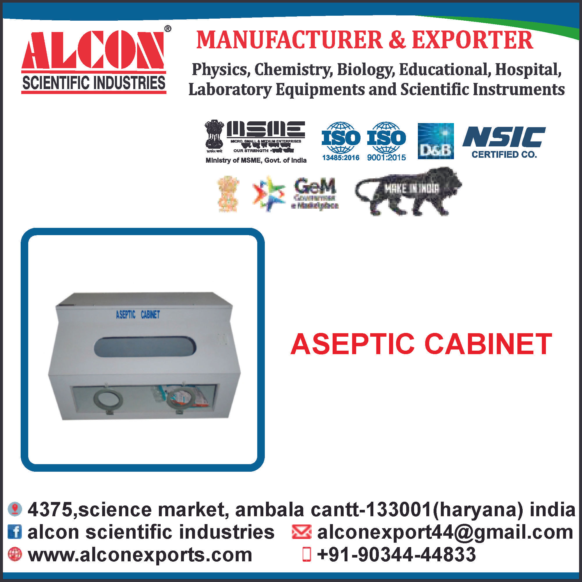 ASEPTIC CABINET