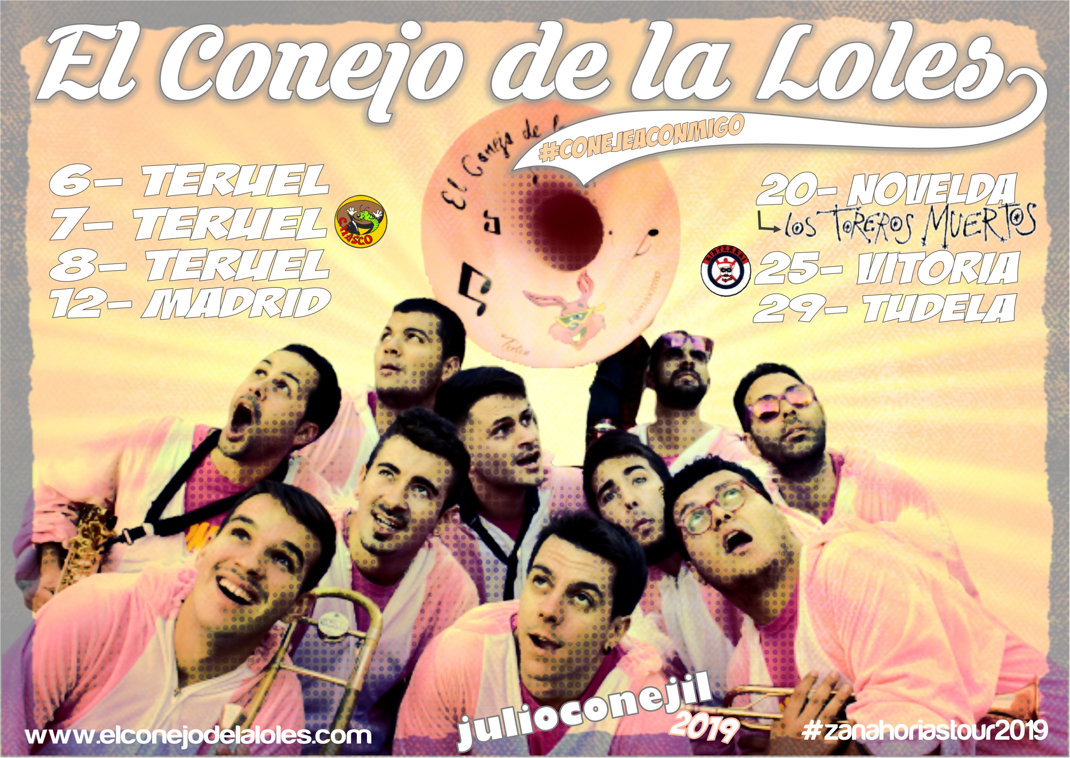 cartel JULIO conejil 19