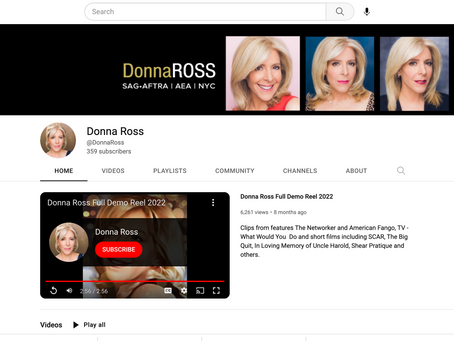 Catch Donna on YouTube!