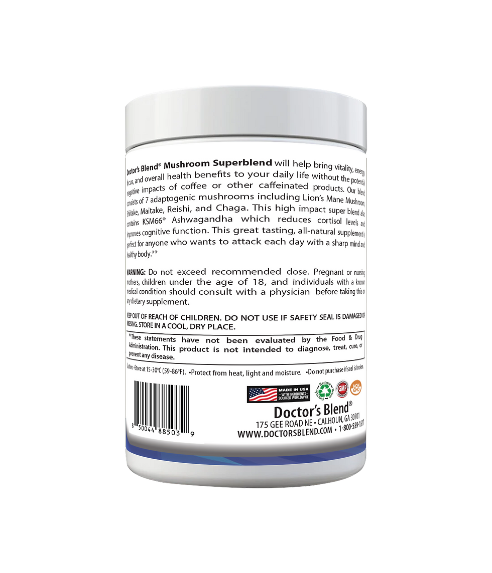 Thumbnail: Doctor’s Blend® Vitality Mushroom Superblend