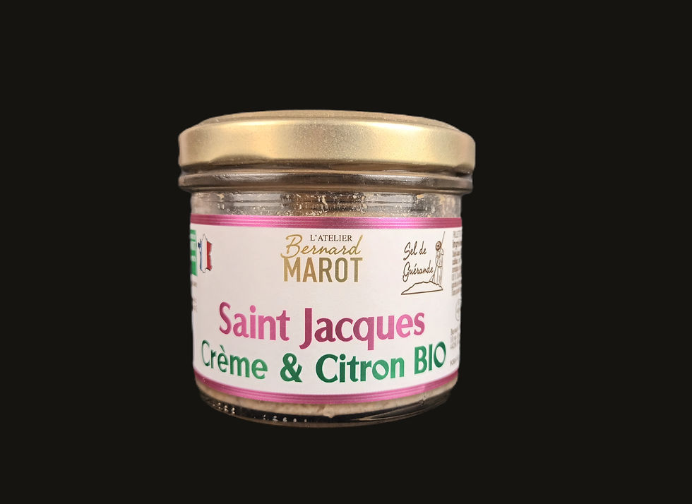 Saint Jacques Crème et Citron BIO