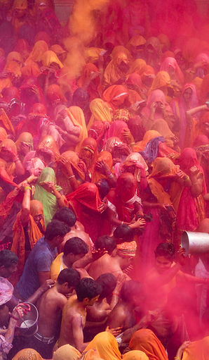 Colorful Holi Festival Celebration
