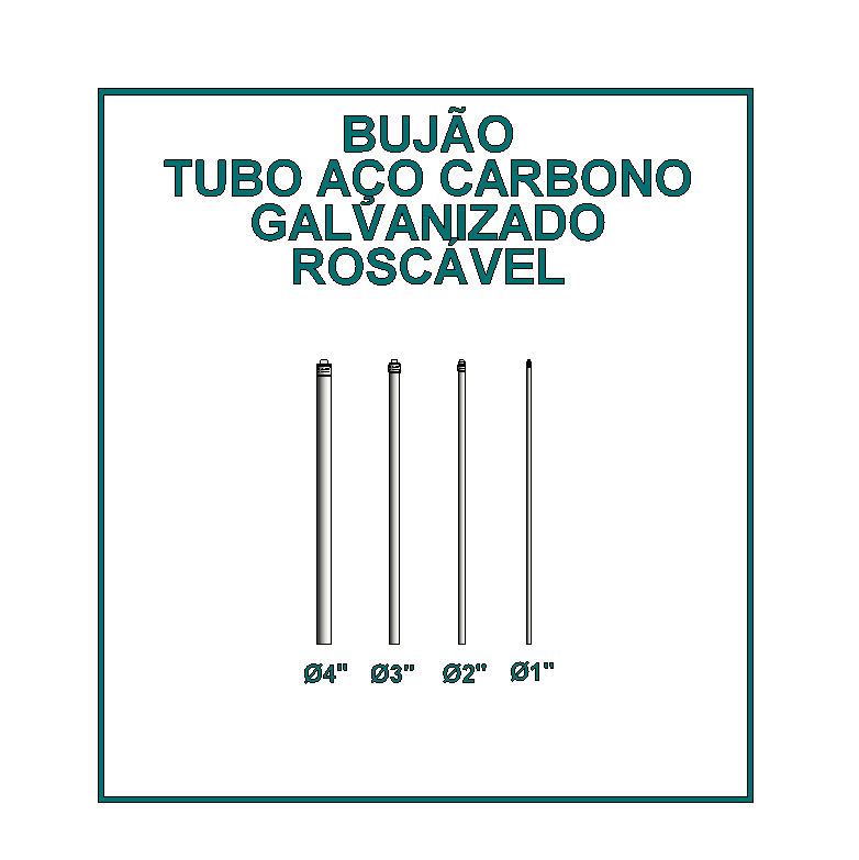 Miniatura: Conjunto de Tubulações em Aço Carbono Galvanizado com Conexões em Ferro Fundido