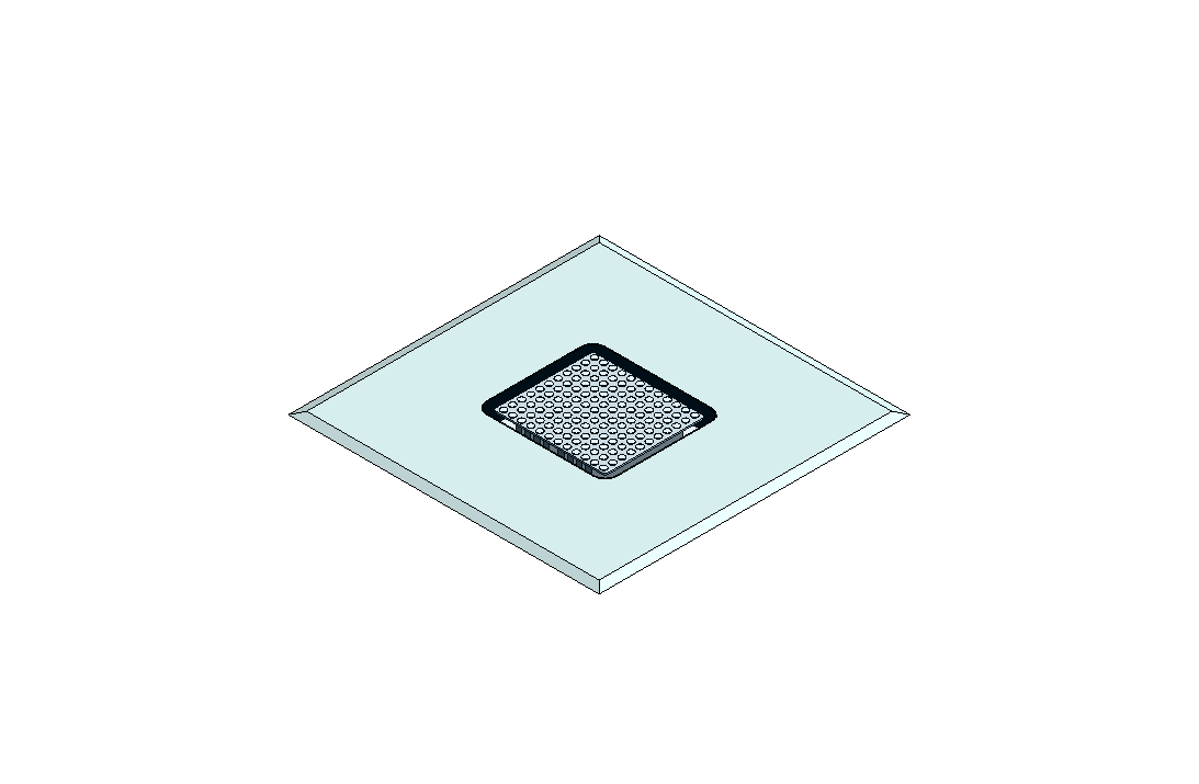 Família Luminária LED para Posto de Combustível - Embutido - 100w-150w