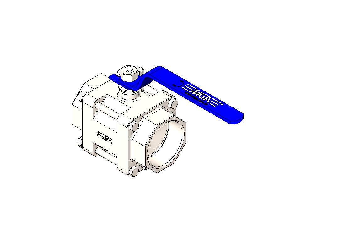 Família Válvula Esfera Tripartida Roscável - Ø 3"