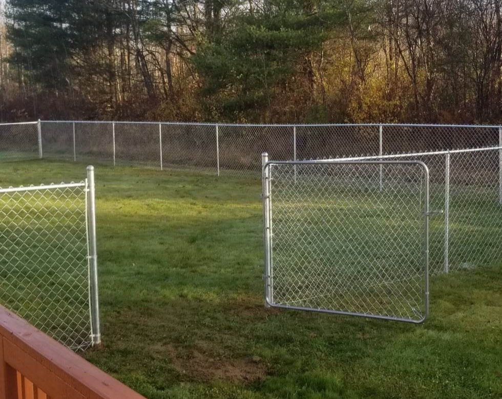 Galvanized Chain Link with Gate